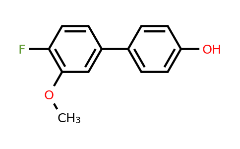 64465-63-0 | 4'-Fluoro-3'-methoxy-[1,1'-biphenyl]-4-ol