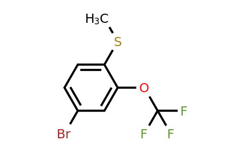 647856-10-8 | 4-Bromo-2-(trifluoromethoxy)thioanisole