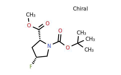 647857-43-0 | O1-tert-Butyl O2-methyl (2R,4R)-4-fluoropyrrolidine-1,2-dicarboxylate
