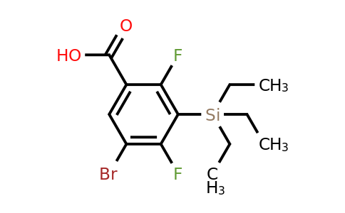 651027-08-6 | 5-Bromo-2,4-difluoro-3-(triethylsilyl)benzoic acid