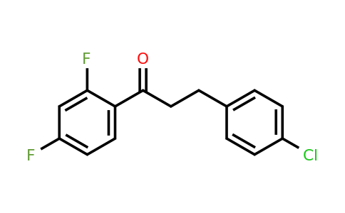 654673-29-7 | 3-(4-Chlorophenyl)-2',4'-difluoropropiophenone