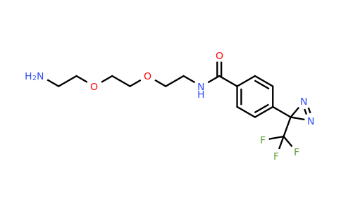 655224-73-0 | N-(2-(2-(2-Aminoethoxy)ethoxy)ethyl)-4-(3-(trifluoromethyl)-3H-diazirin-3-yl)benzamide