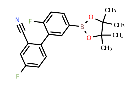 660425-28-5 | 2',4-Difluoro-5'-(4,4,5,5-tetramethyl-1,3,2-dioxaborolan-2-yl)-[1,1'-biphenyl]-2-carbonitrile
