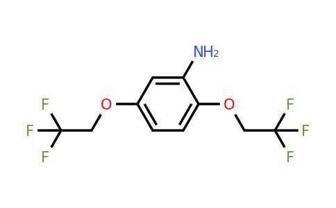 66300-37-6 | 2,5-Bis(2,2,2-trifluoroethoxy)aniline