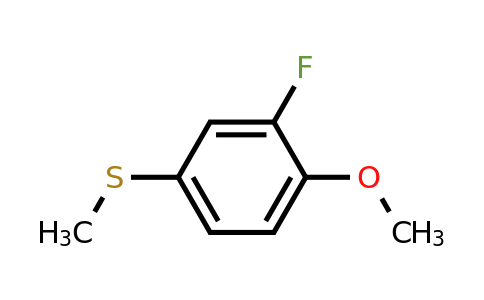 66624-36-0 | (3-Fluoro-4-methoxyphenyl)(methyl)sulfane