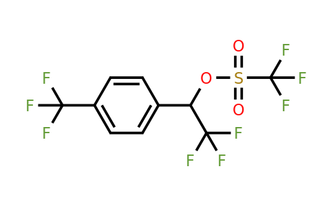 666836-33-5 | 2,2,2-Trifluoro-1-(4-(trifluoromethyl)phenyl)ethyl trifluoromethanesulfonate