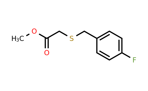 669757-96-4 | Methyl 2-((4-fluorobenzyl)thio)acetate