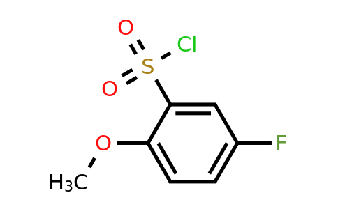 67475-56-3 | 5-Fluoro-2-methoxybenzene-1-sulfonyl chloride
