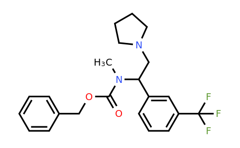 675602-69-4 | Benzyl methyl(2-(pyrrolidin-1-yl)-1-(3-(trifluoromethyl)phenyl)ethyl)carbamate