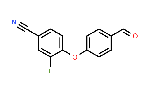 3-Fluoro-4-(4-formylphenoxy)benzonitrile