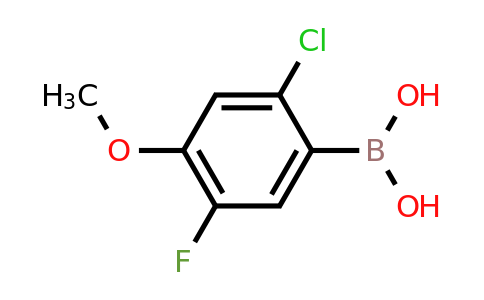 677741-96-7 | (2-Chloro-5-fluoro-4-methoxyphenyl)boronic acid