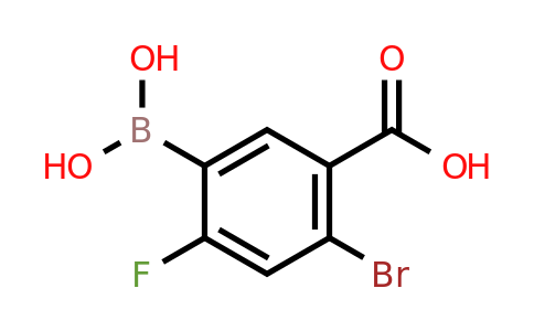 677777-58-1 | 2-Bromo-5-(dihydroxyboranyl)-4-fluorobenzoic acid