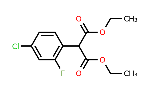 680211-90-9 | Diethyl (4-Chloro-2-fluorophenyl)malonate
