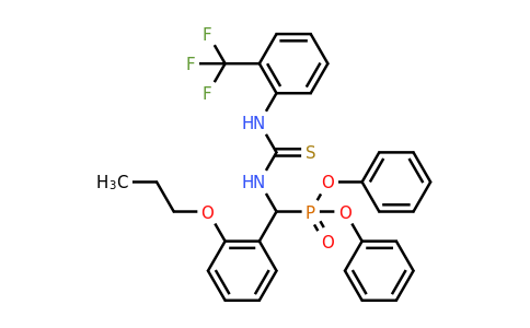 680214-48-6 | diphenyl [(2-propoxyphenyl)({[2-(trifluoromethyl)anilino]carbothioyl}amino)methyl]phosphonate