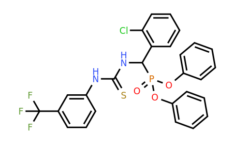 680214-49-7 | diphenyl [(2-chlorophenyl)({[3-(trifluoromethyl)anilino]carbothioyl}amino)methyl]phosphonate