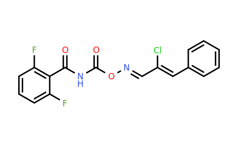 [({[(2-chloro-3-phenylprop-2-enylidene)amino]oxy}carbonyl)amino](2,6-difluorophenyl)methanone