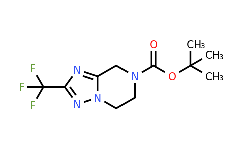 681249-59-2 | tert-Butyl 2-(trifluoromethyl)-5,6-dihydro-[1,2,4]triazolo[1,5-a]pyrazine-7(8H)-carboxylate