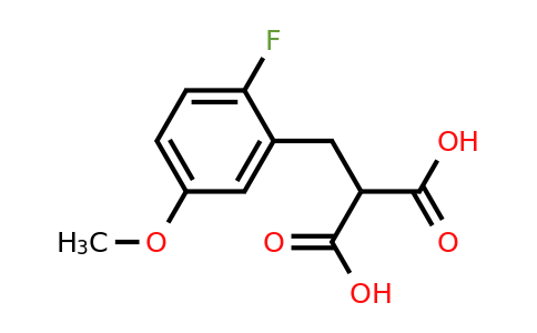 683216-23-1 | 2-(2-Fluoro-5-methoxybenzyl)malonic acid