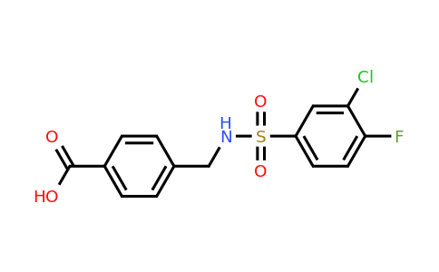 690646-06-1 | 4-((3-Chloro-4-fluorophenylsulfonamido)-methyl)benzoic acid