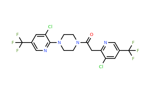 691858-19-2 | 2-[3-Chloro-5-(trifluoromethyl)pyridin-2-yl]-1-{4-[3-chloro-5-(trifluoromethyl)pyridin-2-yl]piperazin-1-yl}ethan-1-one
