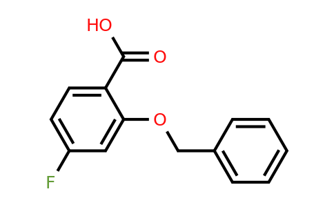 696589-03-4 | 2-(Benzyloxy)-4-fluorobenzoic acid