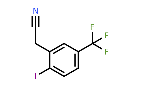 702641-07-4 | 2-(2-Iodo-5-(trifluoromethyl)phenyl)acetonitrile