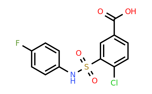 721415-29-8 | 4-Chloro-3-(N-(4-fluorophenyl)sulfamoyl)benzoic acid