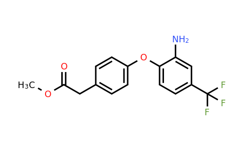 721948-20-5 | Methyl 2-(4-(2-amino-4-(trifluoromethyl)phenoxy)phenyl)acetate