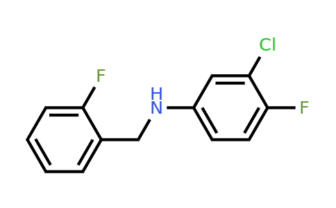 723753-79-5 | (3-Chloro-4-fluoro-phenyl)-(2-fluoro-benzyl)-amine