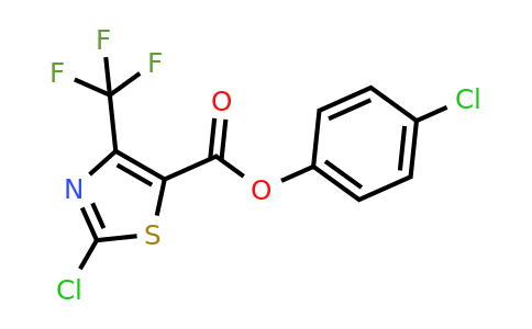 72860-48-1 | 4-Chlorophenyl 2-chloro-4-(trifluoromethyl)thiazole-5-carboxylate
