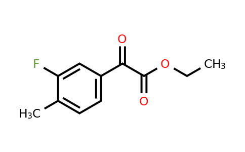 732251-65-9 | Ethyl 3-fluoro-4-methylbenzoylformate