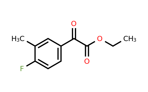 732251-71-7 | Ethyl 4-fluoro-3-methylbenzoylformate