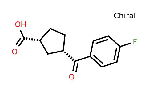 732252-83-4 | cis-3-(4-Fluorobenzoyl)cyclopentane-1-carboxylic acid