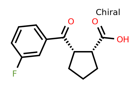 733740-15-3 | cis-2-(3-Fluorobenzoyl)cyclopentane-1-carboxylic acid