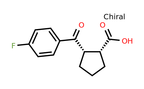 733740-16-4 | cis-2-(4-Fluorobenzoyl)cyclopentane-1-carboxylic acid