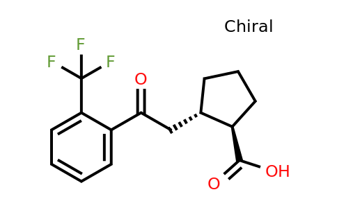 733740-73-3 | trans-2-[2-Oxo-2-(2-trifluoromethylphenyl)ethyl]cyclopentane-1-carboxylic acid