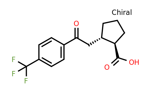 733740-75-5 | trans-2-[2-Oxo-2-(4-trifluoromethylphenyl)ethyl]cyclopentane-1-carboxylic acid