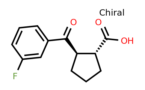 733741-04-3 | trans-2-(3-Fluorobenzoyl)cyclopentane-1-carboxylic acid