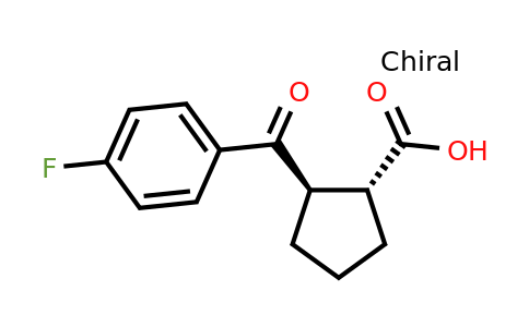 733741-06-5 | trans-2-(4-Fluorobenzoyl)cyclopentane-1-carboxylic acid