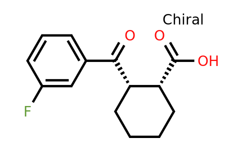 733742-66-0 | cis-2-(3-Fluorobenzoyl)cyclohexane-1-carboxylic acid