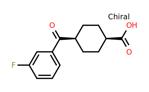 735270-14-1 | cis-4-(3-Fluorobenzoyl)cyclohexanecarboxylic acid