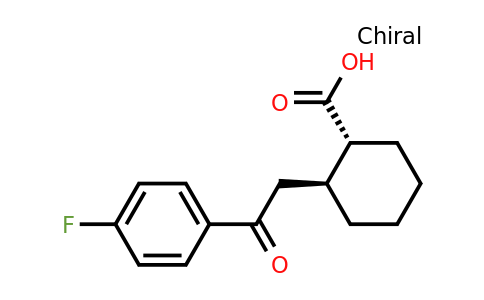 735274-91-6 | trans-2-[2-(4-Fluorophenyl)-2-oxoethyl]cyclohexane-1-carboxylic acid