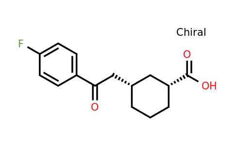 735275-19-1 | cis-3-[2-(4-Fluorophenyl)-2-oxoethyl]cyclohexane-1-carboxylic acid