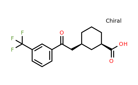 735275-41-9 | cis-3-[2-Oxo-2-(3-trifluoromethylphenyl)ethyl]cyclohexane-1-carboxylic acid
