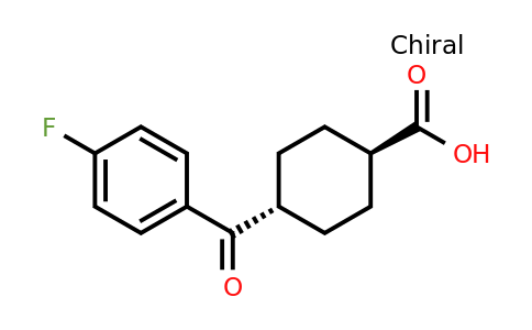 736136-19-9 | trans-4-(4-Fluorobenzoyl)cyclohexanecarboxylic acid