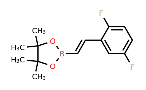 736987-80-7 | 2-[2-(2,5-Difluorophenyl)ethenyl]-4,4,5,5-tetramethyl-1,3,2-dioxaborolane