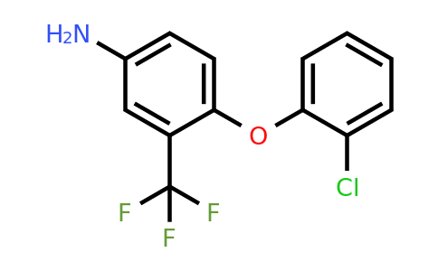 74338-18-4 | 4-(2-Chlorophenoxy)-3-(trifluoromethyl)aniline