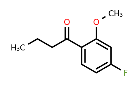 74457-93-5 | 1-(4-Fluoro-2-methoxyphenyl)butan-1-one