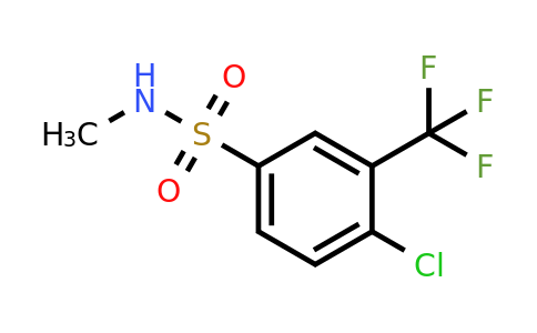 746631-62-9 | 4-Chloro-n-methyl-3-(trifluoromethyl)benzenesulfonamide