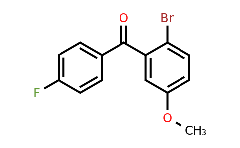 746651-88-7 | 2-Bromo-4'-fluoro-5-methoxybenzophenone